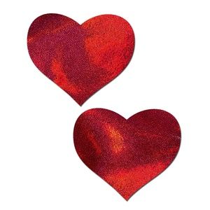 Pastease® Everyday Reusable Pasties Liquid Red Heart Reusable Nipple Covers